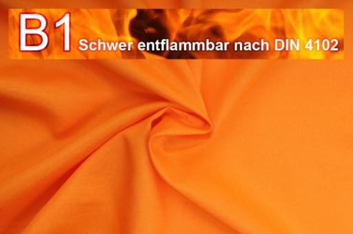 Allround Stoff B1 - 280 cm - schwer entflammbar Orange